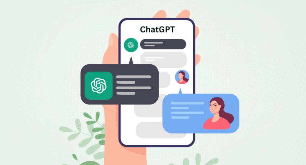 Person Using ChatGPT