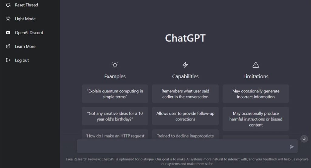 ChatGPT Chat Bot