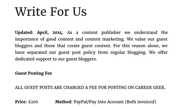 Example 2 Paid Post