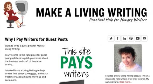 Make a Living Writing Blog