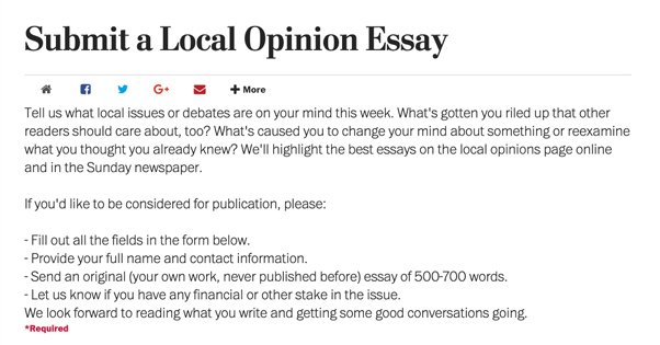 Opinion Essay