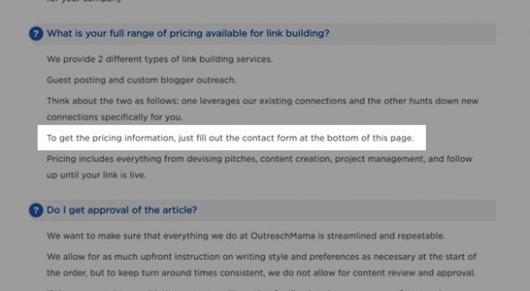 Pricing for Guest Posts