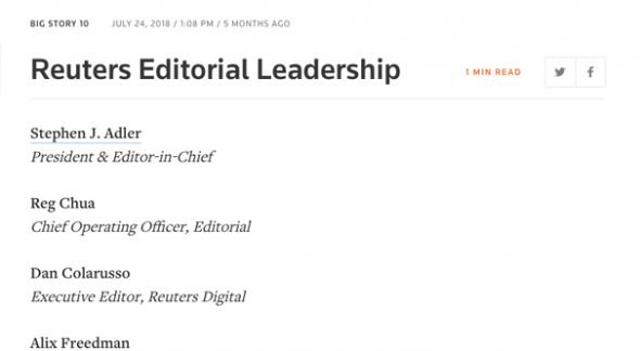 Reuters Leadership Editors