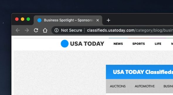 Subdomain on USAToday