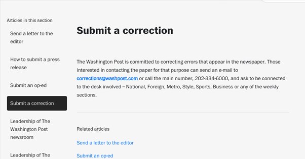 Submit a Correction
