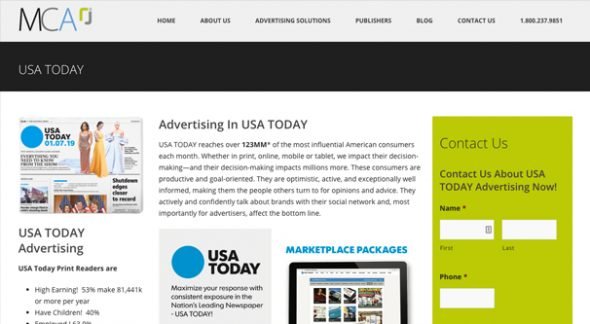 USAToday Advertising