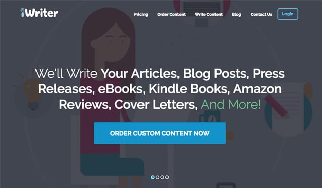 iWriter Homepage