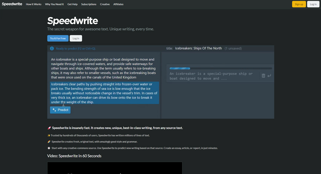 What is Speedwrite