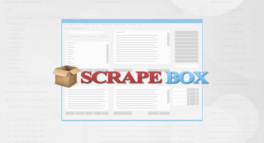 Web-Based Scrapebox