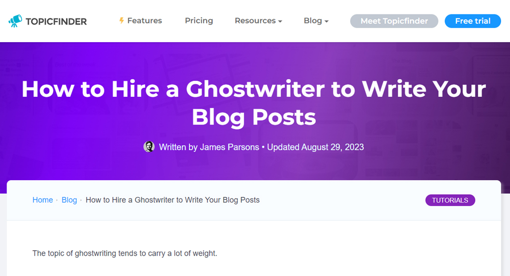How to Hire a Ghostwriter
