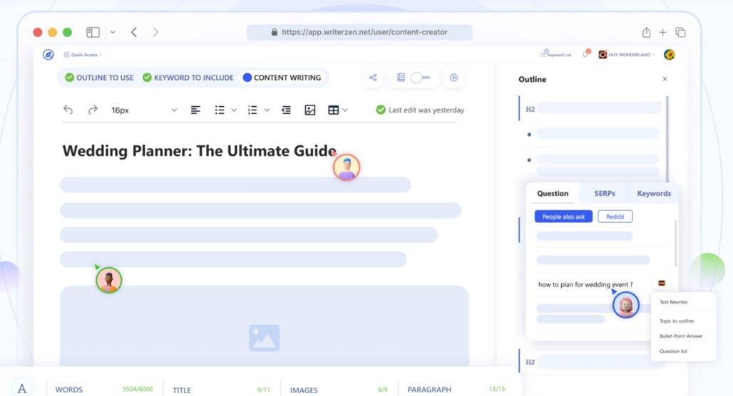 Content Creation with WriterZen