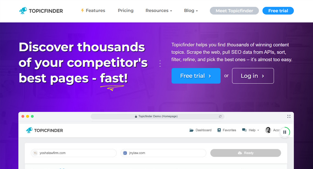 10 Topicfinder