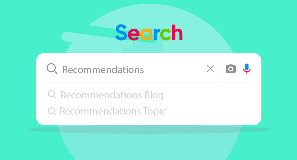 Search autocomplete options
