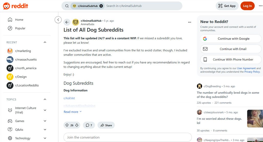 Step 1 Find and join relevant subreddits