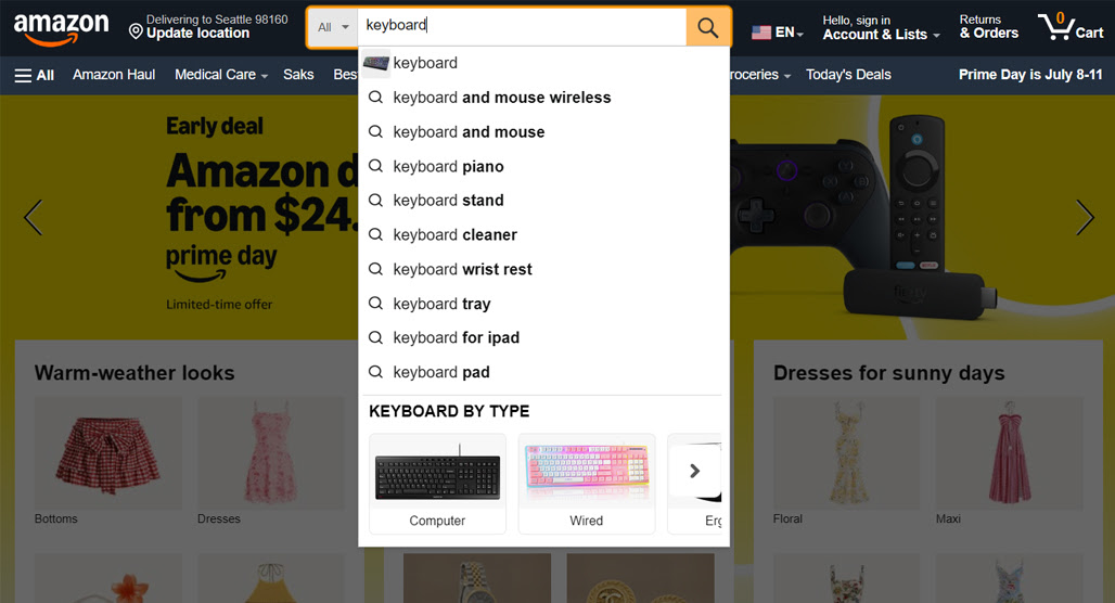 A Third Keyword Source Amazon Itself