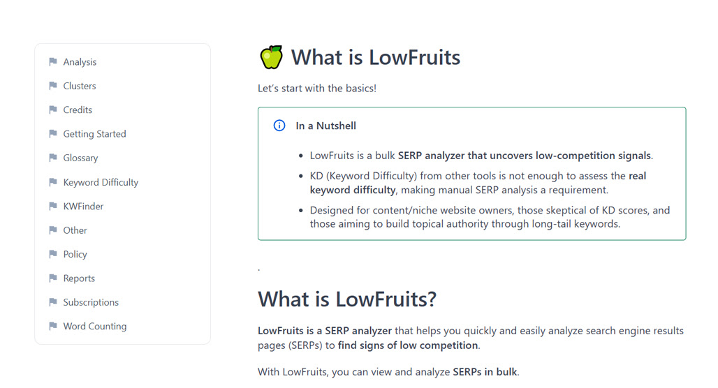 How Does LowFruits Work